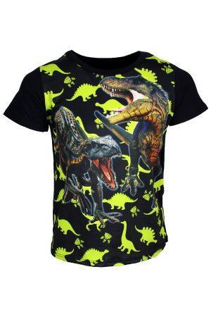 shirtje dino zwart