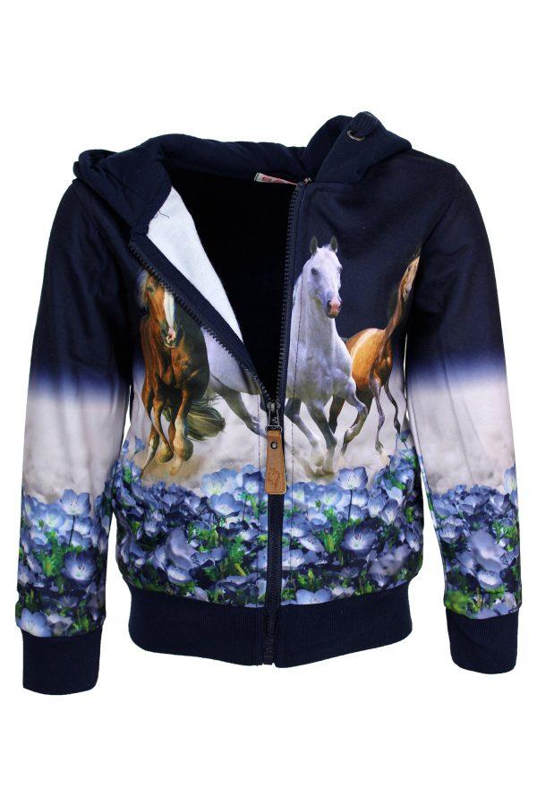 Vestje Shire paard blauw