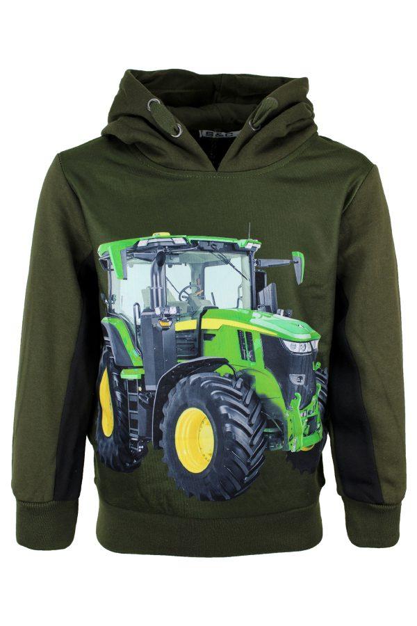 Hoodie Tractor John Deere groen