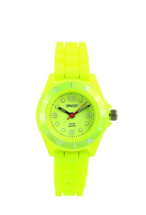 Horloge kind Cool neon geel