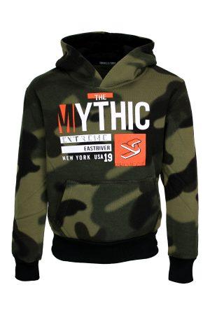 Hoodie Camouflage groen