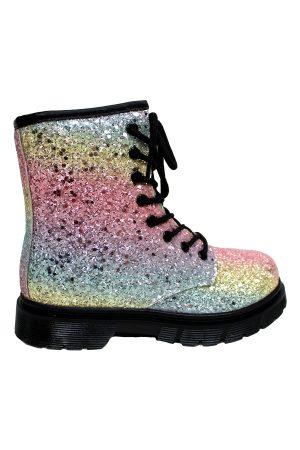 Boots Glitter rainbow