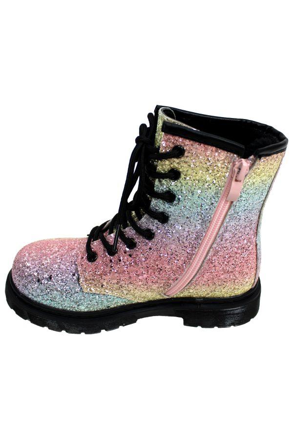 Boots Glitter rainbow