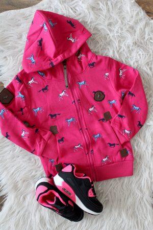 Vestje paardjes roze limited, sneakers coolchick roze