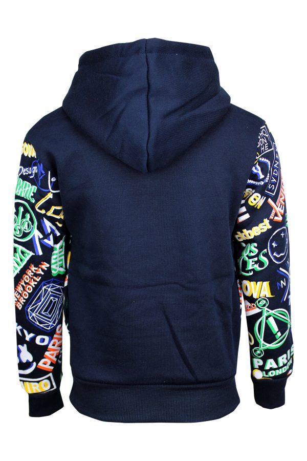 Hoodie City blauw