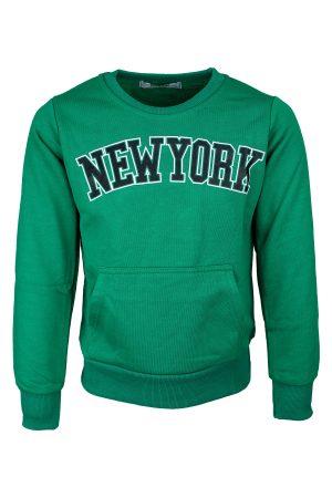 Sweater New York groen