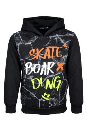 Hoodie Skate zwart