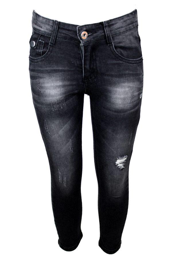 Broekje Boys denim lang zwart
