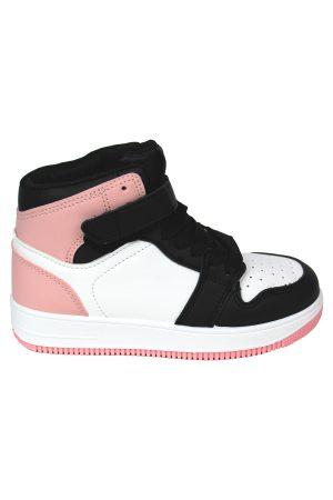 Sneakers Roze Wit Zwart