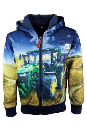 Vestje blauw Tractor groen