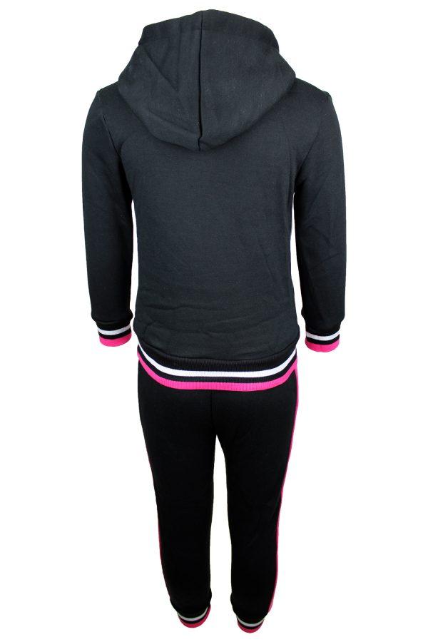 Joggingpak / Huispak Girls Lucky zwart