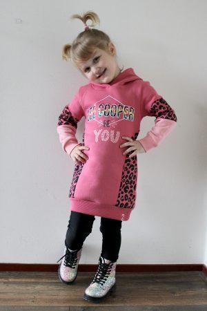 Model Jurkje Sweaterdress Be You LC roze