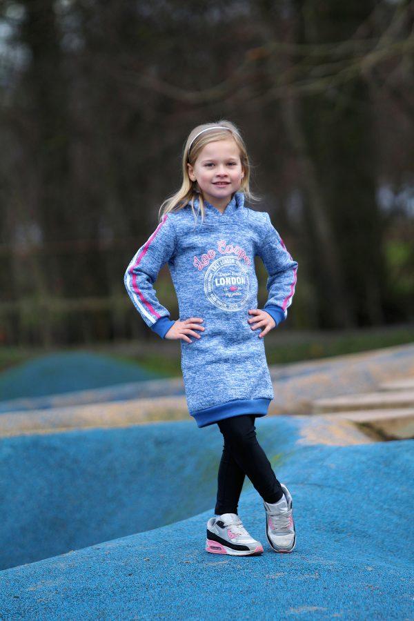 model Jurkje Sweaterdress LC blauw