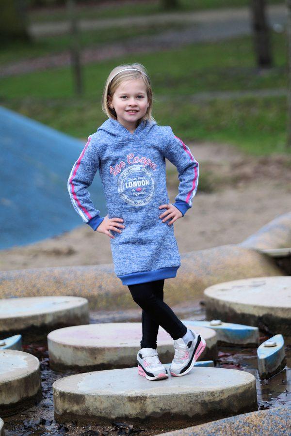 model Jurkje Sweaterdress LC blauw