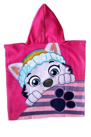 Badcape / Badponcho Paw Patrol roze