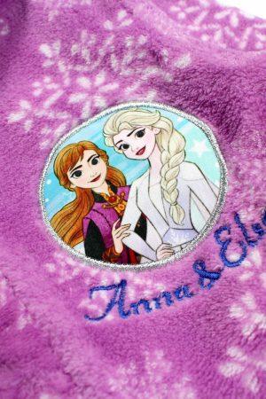 Badjas kamerjas Disney Frozen Elsa Anna paars
