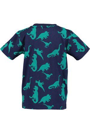 Shirtje Blue Seven Dinosaurus blauw
