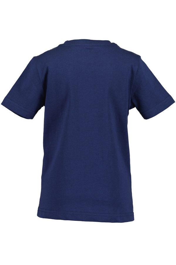 Shirtje Blue Seven Glow in the Dark Dino blauw