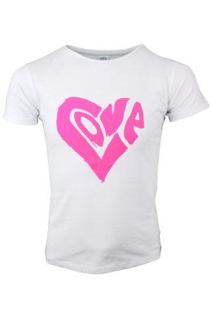 Shirtje T-Shirt Love wit