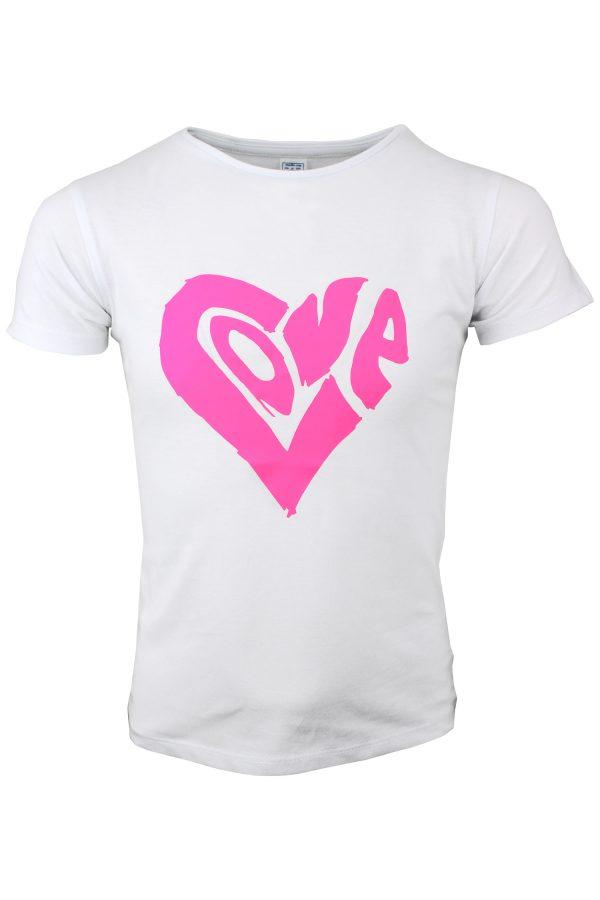 Shirtje T-Shirt Love wit