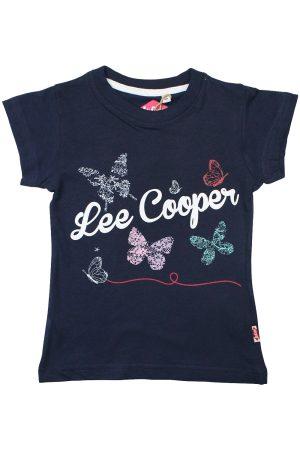 Shirtje Lee Cooper Vlinders blauw