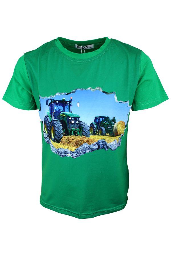 Shirtje groene Tractor groen