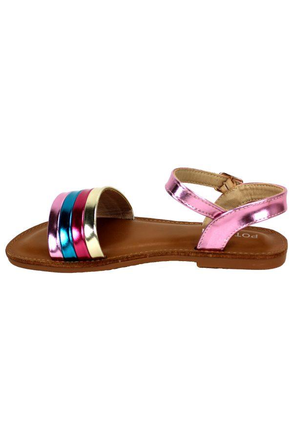 Sandalen Shiny lila