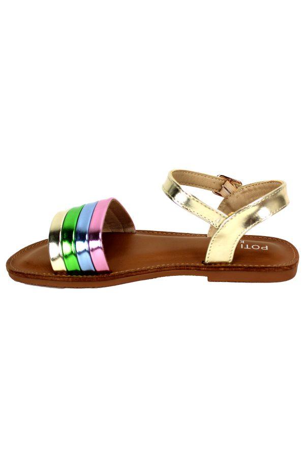 Sandalen Shiny goud