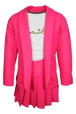 Setje Girly Smile neon roze