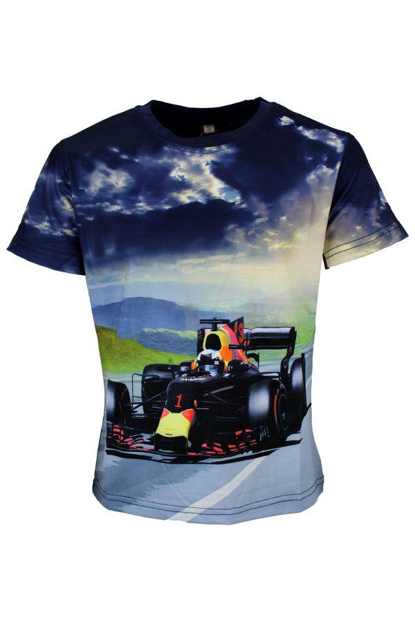 Shirtje F1 Auto blauw