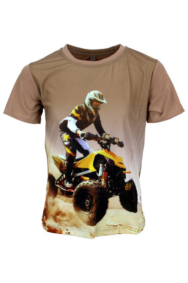 Shirtje Quad Cross bruin