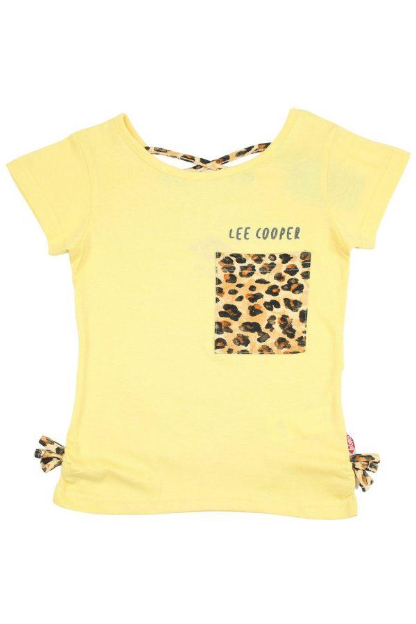 Shirtje Lee Cooper Leopard geel