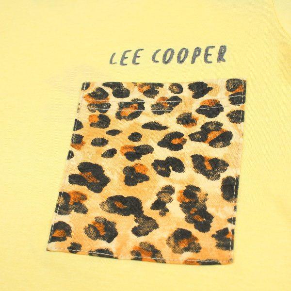 Shirtje Lee Cooper Leopard geel