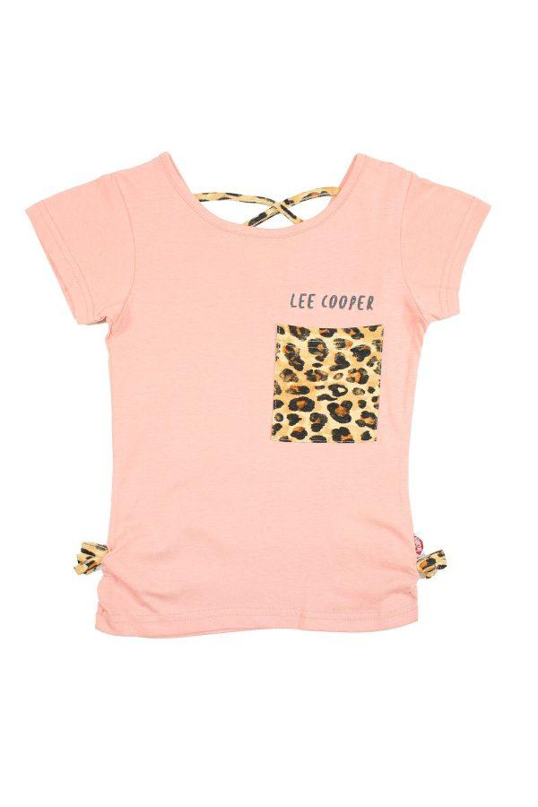 Shirtje Lee Cooper Leopard roze