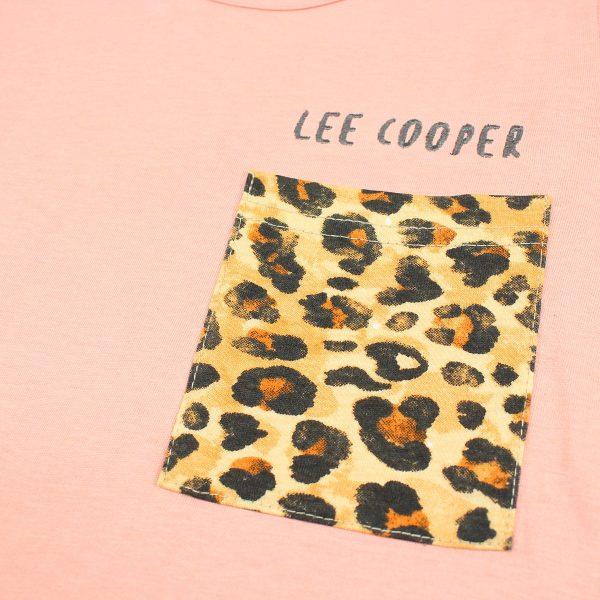 Shirtje Lee Cooper Leopard roze