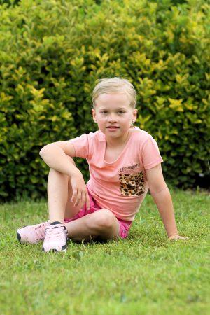 Model Shirtje Lee Cooper Leopard roze,