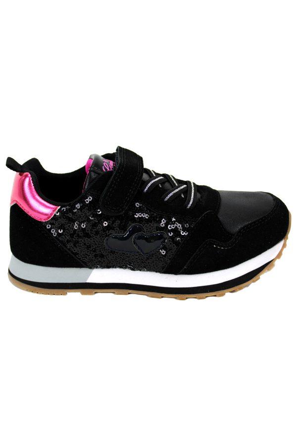 Sneakers Glitterx zwart