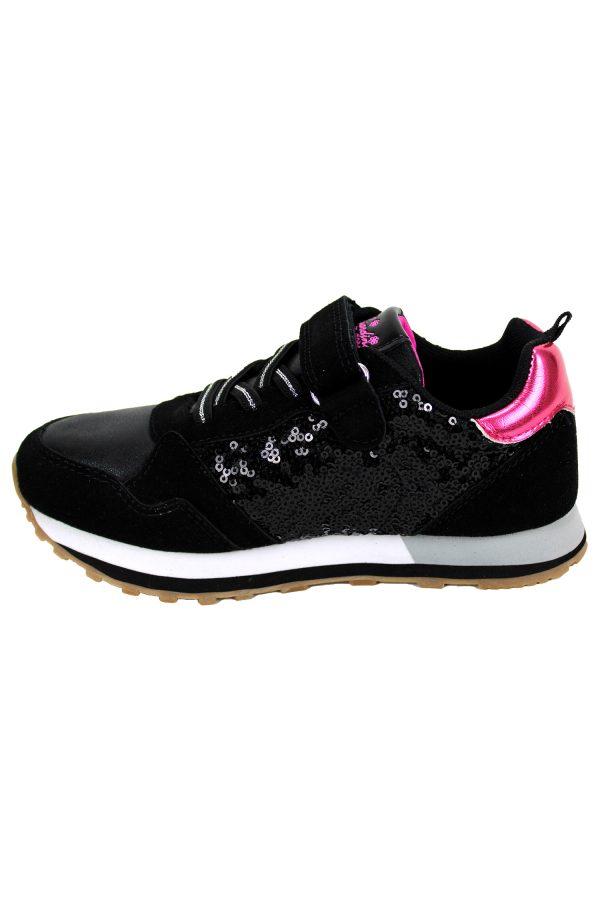 Sneakers Glitterx zwart