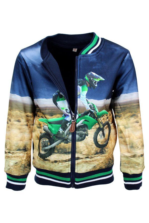 Bombervestje Motorcross limited blauw