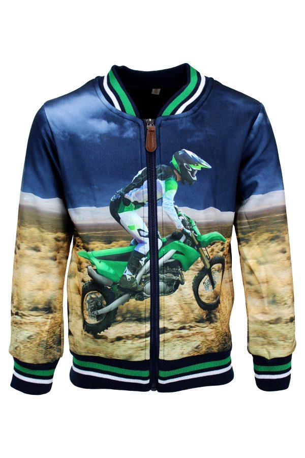 Bombervestje Motorcross limited blauw