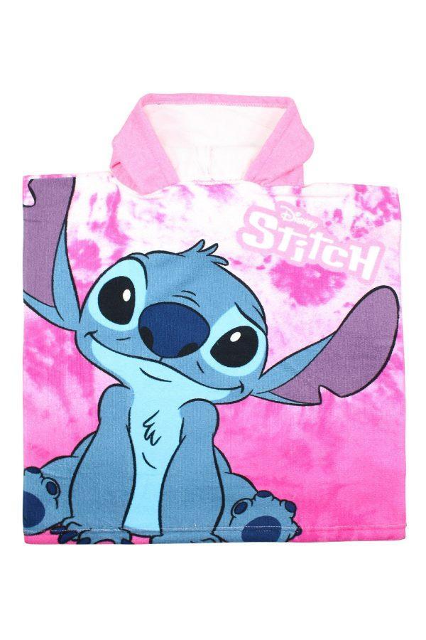 Badcape / Badponchol Disney Stitch paars