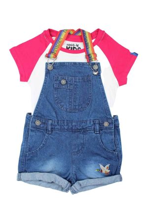 Setje Chevignon denim roze