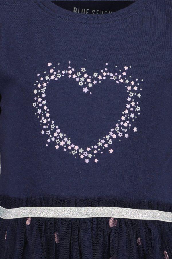 Jurkje Blue Seven Hartjes blauw
