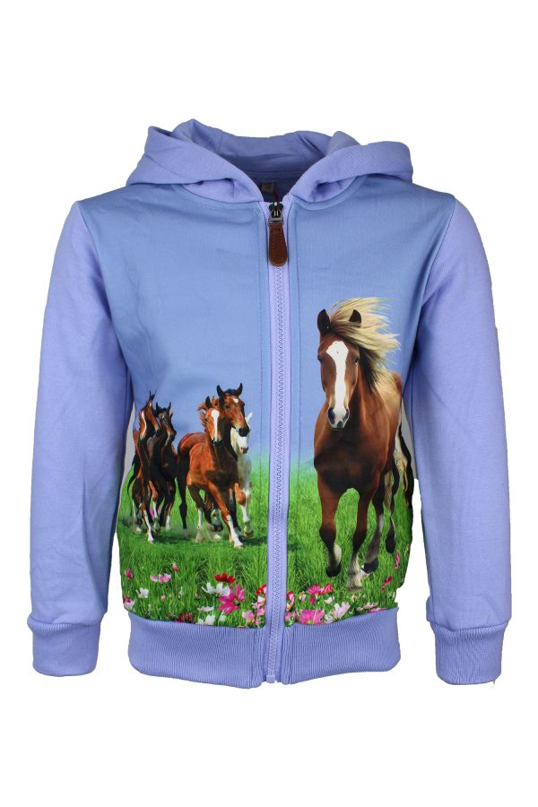 Vestje paard lila