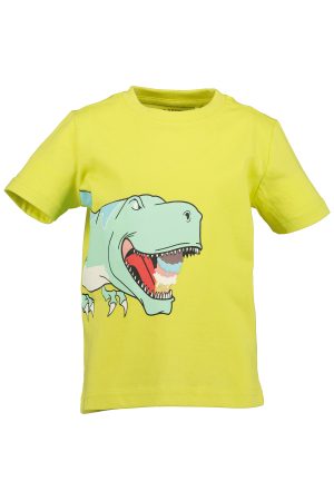 Shirtje Blue Seven Dinosaurus geel