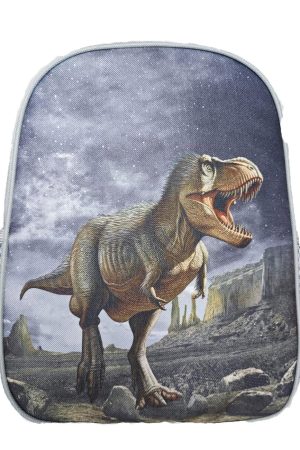 Rugzak Dinosaurus grijs