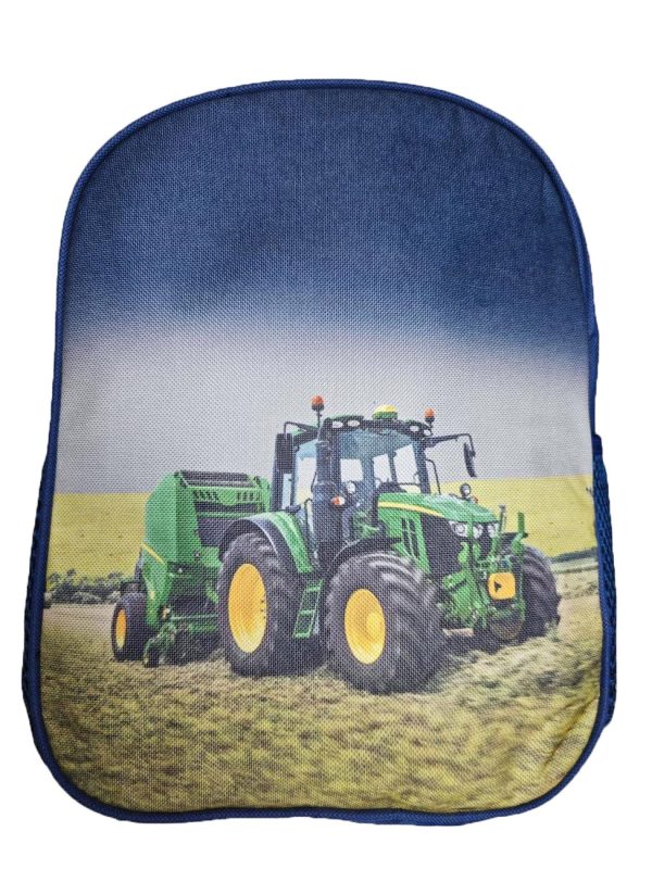 Rugzak Groene Tractor blauw