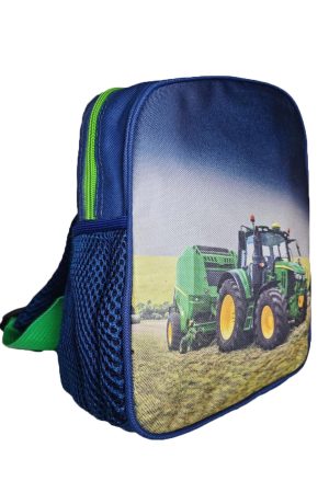 Rugzak Groene Tractor blauw