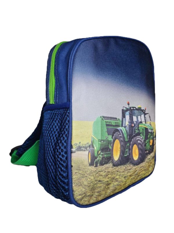 Rugzak Groene Tractor blauw