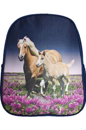 Rugzak Paarden blauw